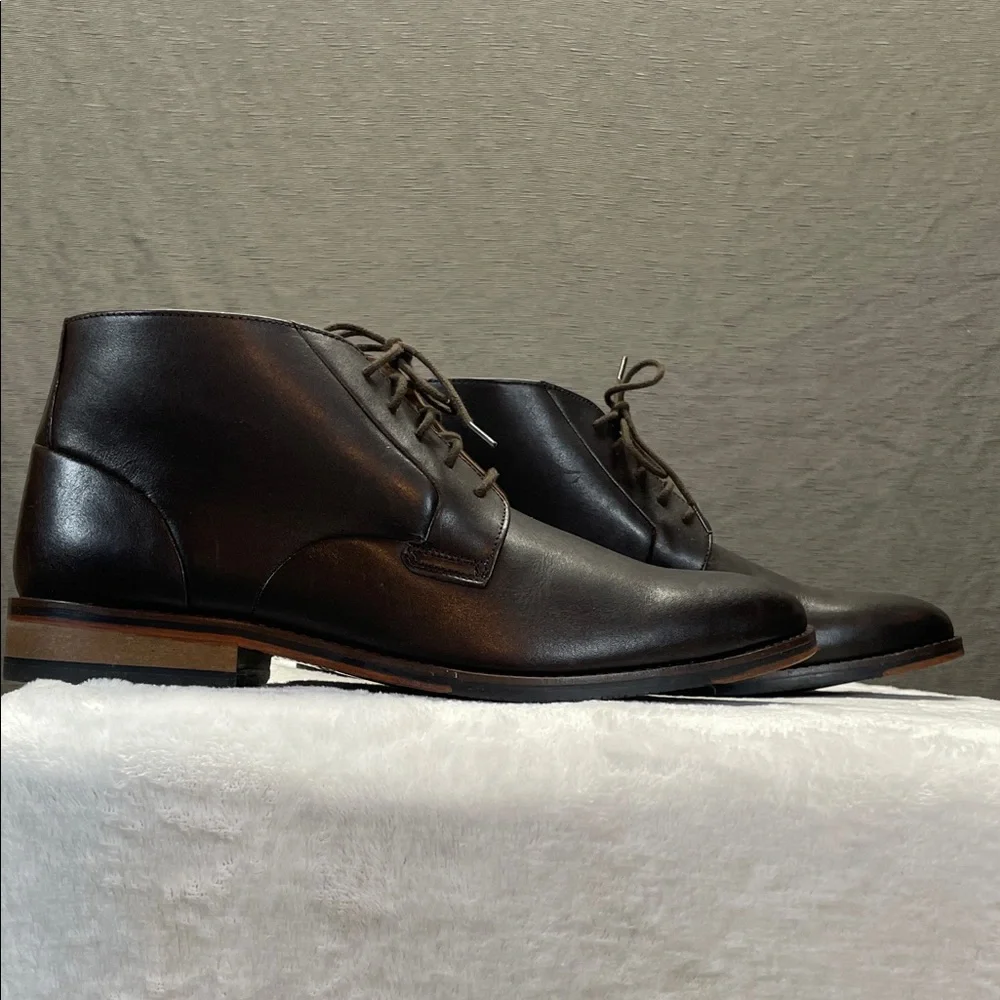 Bostonian Rich Brown Leather Chukka Boots Shoes
